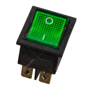 Выключатель 6 контактов зеленая